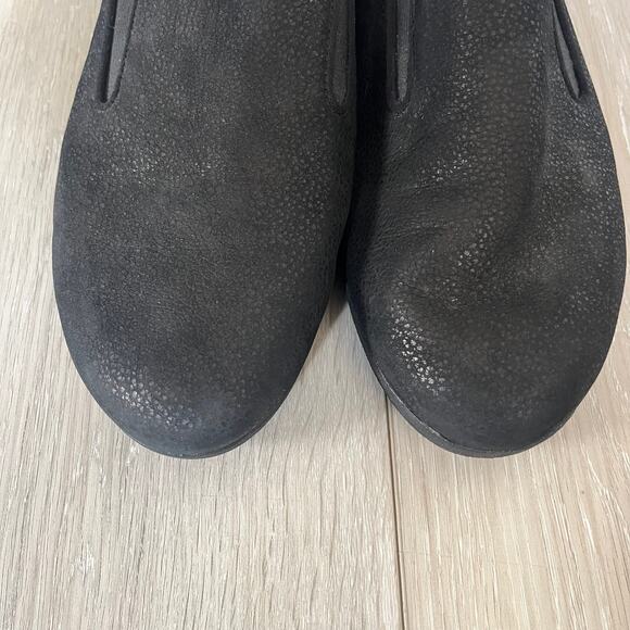 FitFlop Super Skate Women's 11 Slip On Comfort Flat Loafer Black Pebbled - Picture 6 of 9